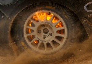burning brakes