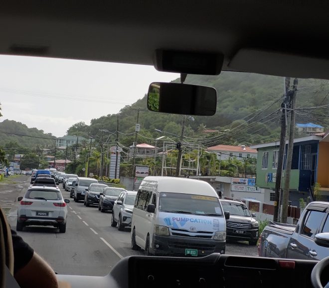 St. Lucia – sufocat de trafic