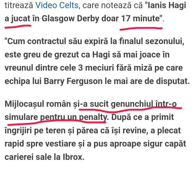 Ultrascurt: E greu fotbalul