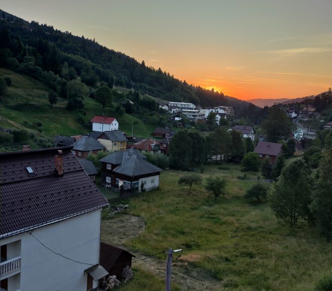 Instagramă: Apusuri  la Borșa