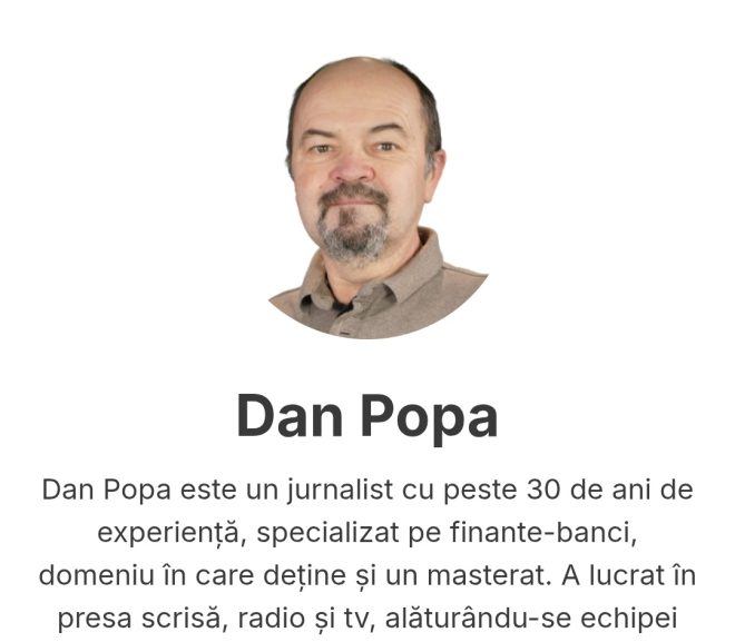 Dan Popa, jurnalistul pulii pe economie, lovește din nou