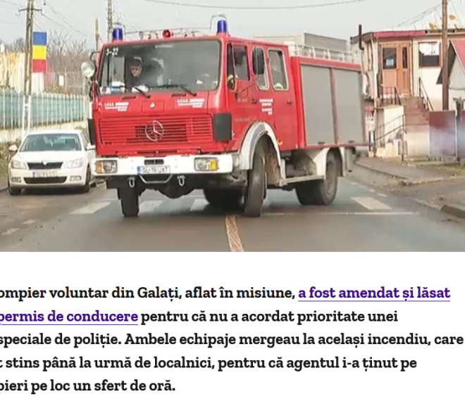 Mi se pare pe dos că poliția poate acorda sancțiuni că nu le-a acordat cineva prioritate