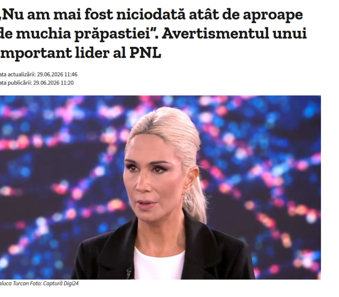 O prăpastie cu muchii politice